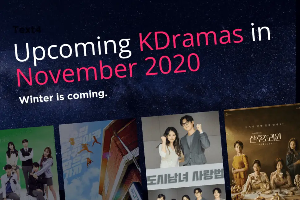 Kdramas In November 2020